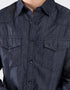DENIM BUTTON DOWN SHIRT